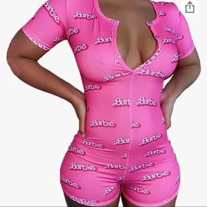 barbie one piece pajamas